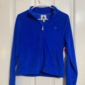 Juicy Couture Women’s Track Suit Jacket Blue Splash New With Tags